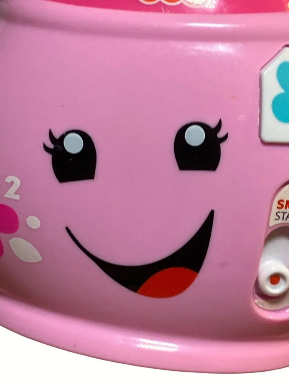 Fisher-Price Laugh & Learn Smart Stages Musical Tea Pot Toy Pink Interactive